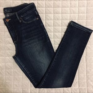 Lucky Brand Mid-Rise Hayden Skinny Blue Jeans